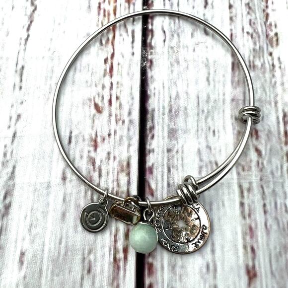 It's About The Journey Not About the Destinations Bangle Bracelet Pre-Loved - Picture 3 of 5